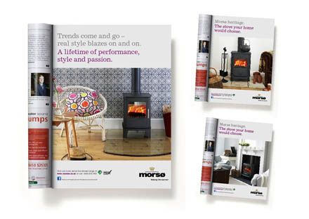 Morsø magazine advertising campaign Morsø page-advertising campaign