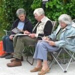 Artists spend their time at The Mill